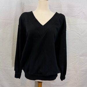 Women's Nike Black V-Neck Sweater